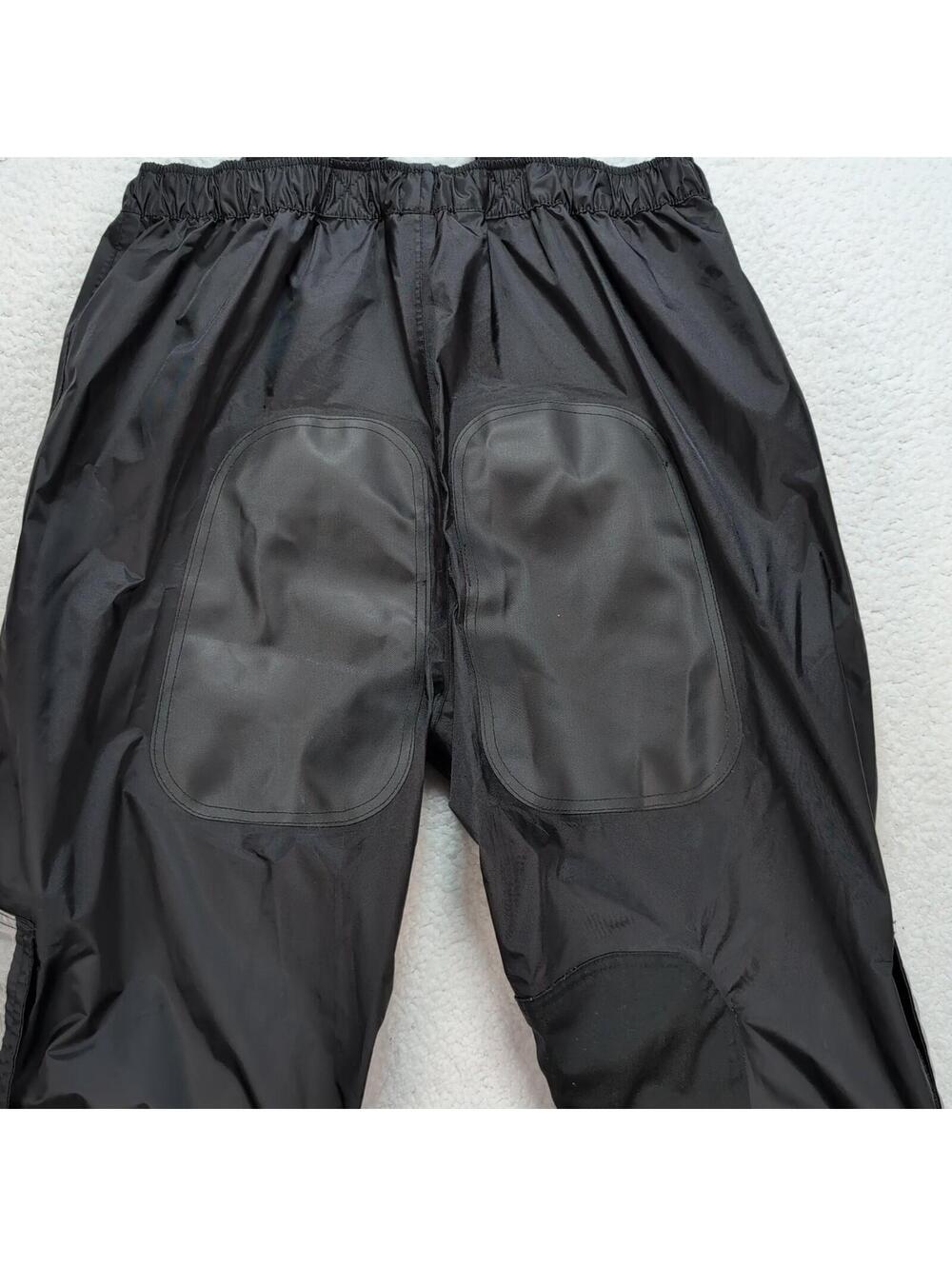 Harley Davidson Hi-Vis Motorcycle Waterproof Overalls Bib Pants Mens L Stirrups - Picture 11 of 14